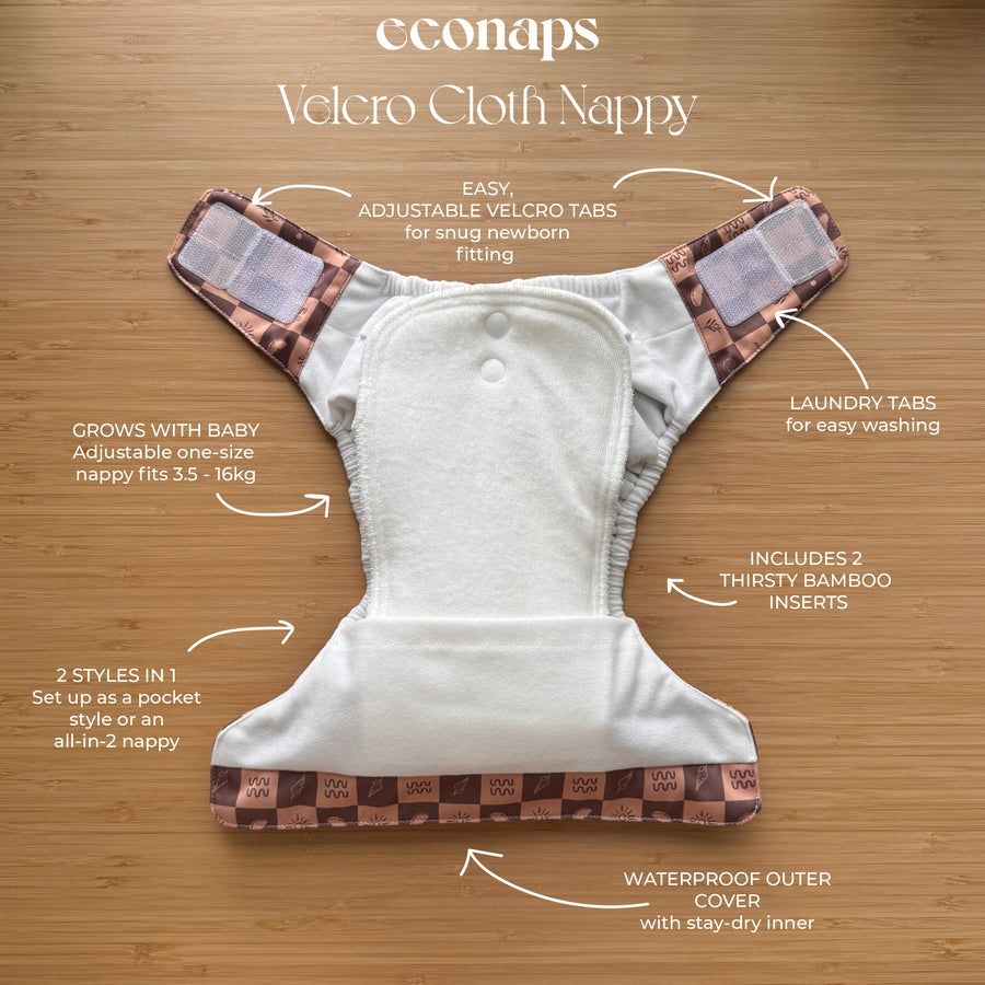 Modern Velcro Cloth Nappy