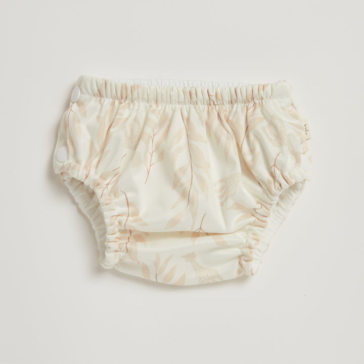 Sophie La Girafe Olive Leaf Swim Nappy